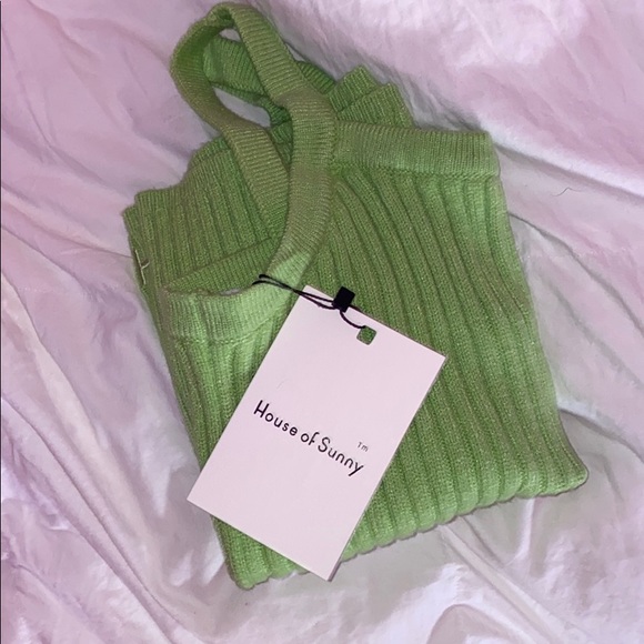 [house of sunny] green Peggy vest tank size small - Picture 4 of 5